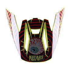 ŠILT PRE PRILBY S-M5 SOLAR FLARE, ALPINESTARS (ŽLTÁ FLUO/ČERVENÁ FLUO/ČERNÁ, VERZIA ECE 22.05)