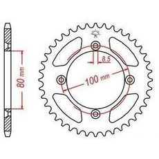 OCEĽOVÁ ROZETA PRE SEKUNDÁRNE REŤAZY TYPU 420, JT - ANGLICKO (49 ZUBOV)