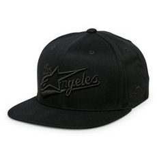 ŠILTOVKA LOS ANGELES HAT, ALPINESTARS (ČERNÁ/ČERNÁ)