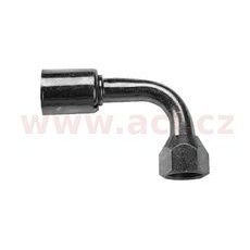 FITINKA OCEĽOVÁ NAMAČKÁVACIA S KRYTKOU KONUS SAMICA 90° PRE HADICE G10 (13 MM) ZÁVIT UNS 7/8"