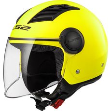 LS2 OF562 AIRFLOW MATT HI-VIS YELLOW LONG