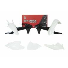 SADA PLASTOV KTM, RTECH (BIELO-ČIERNA, 5 DIELOV)