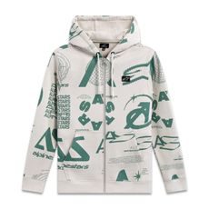 MIKINA DETERMINANT HOODIE, ALPINESTARS (BIELA OFFWHITE)