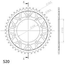 REŤAZOVÁ ROZETA SUPERSPROX RFE-1303:43-BLK ČIERNA 43T, 520