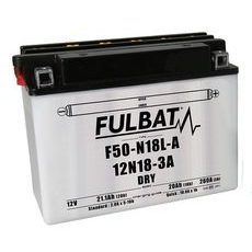 BATÉRIE 12V, Y50-N18L-A, 20AH, 260A, KONVENČNÉ 205X90X162, FULBAT (VR. BALENIE ELEKTROLYTU)