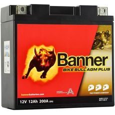 BATERIE AGM PLUS 12V, BGT14B-4, 12AH, 200A, BANNER BIKE BULL AGM PLUS 150X70X145