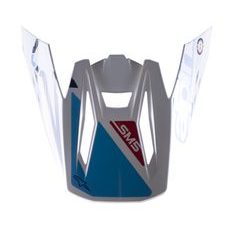 ŠILT PRE PRILBY S-M5 ACTION, ALPINESTARS (BÍLÁ/MODRÁ/TMAVĚ ČERVENÁ/ČERNÁ, VERZIA ECE 22.05)