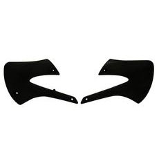 SPOJLERY CHLADIČA KAWASAKI, RTECH (ČIERNE, PÁR)