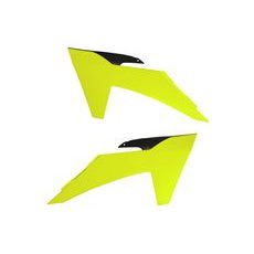 SPOJLERY CHLADIČA KTM, RTECH (NEON ŽLTO-ČIERNE, PÁR)