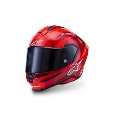 PRILBA S-R7 A-CORE, ALPINESTARS (ČERVENÁ/BÍLÁ) 2026