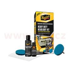 MEGUIAR'S QUIK SOLUTIONS HEADLIGHT RESTORATION KIT KOMPLETNÉ SADA NA RENOVÁCIU SILNĚ POŠKOZENÝCH SVETIEL