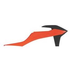 SPOJLERY CHLADIČA KTM, RTECH (ORANŽOVO-ČIERNE, PÁR)