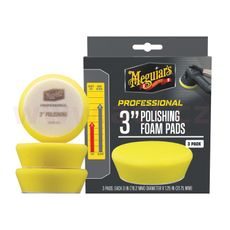 MEGUIAR'S PROFESSIONAL POLISHING FOAM PAD 3" PĚNOVÉ LEŠTIACI KOTÚČE, 3KS 3" / 75 MM