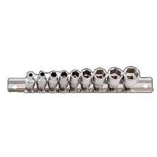 1/4" DRIVE FRACTIONAL SOCKET SET VENHILL VT80 9PCS