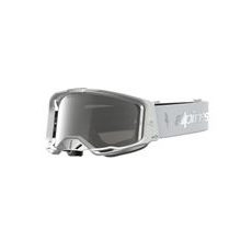 OKULIARE VISION 8 AMBER, ALPINESTARS (BÍLÁ/STŘÍBRNÁ, ZRKADLOVÉ STRIEBORNÉ PLEXI) 2027