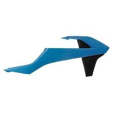 SPOJLERY CHLADIČA KTM, RTECH (SVETLE MODRO-ČIERNE, PÁR)