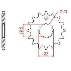 REŤAZOVÉ KOLIESKO PRE SEKUNDÁRNE REŤAZY TYPU 520, JT - ANGLICKO (11 ZUBOV)