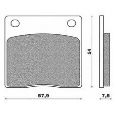 BRZDOVÉ DOŠTIČKY (ZMES ROAD TOURING ORGANIC) NEWFREN (2 KS V BALENIE)