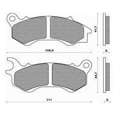 BRZDOVÉ DOŠTIČKY, NEWFREN (ZMES SCOOTER ELITE ORGANIC) 2 KS V BALENIE