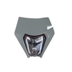 PREDNÉ MASKA VR. LED SVETLÁ KTM, RTECH (ŠEDÁ)