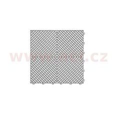 PLASTOVÁ DLAŽDICE ŽEBROVANÁ 40X40X1,8 CM PVC (ŠEDÁ)
