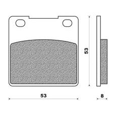 BRZDOVÉ DOŠTIČKY (ORGANICKÁ ZMES) NEWFREN (2 KS V BALENIE)