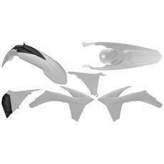 SADA PLASTOV KTM, RTECH (BIELO-ČIERNA, 6 DIELOV, VR. KRYTOV VZDUCH FILTRA)