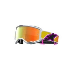 OKULIARE VISION 5 DRAG, ALPINESTARS (ORANŽOVÁ/ČERVENÁ, ZRKADLOVÉ ČERVENÉ PLEXI) 2027