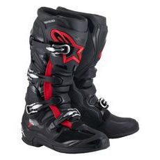 TOPÁNKY TECH 7, ALPINESTARS (ČERNÁ/ČERVENÁ FLUO) 2026