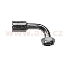 FITINKA OCEĽOVÁ NAMAČKÁVACIA S KRYTKOU ROTALOCK SAMICA 90° PRE HADICE G10 (13 MM) ZÁVIT UNS 2B 1"