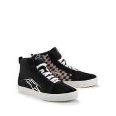 TOPÁNKY RIDE-63 CANVAS, ALPINESTARS (ČERNÁ/SVĚTLE ŠEDÁ/ŠACHOVNICOVÝ VZOR) 2026