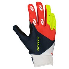 GLOVE EVO RACE SAIL BLUE/FAST RED
