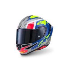 PRILBA S-R7 LUMEN, ALPINESTARS (STŘÍBRNÁ/ČERNÁ/RŮŽOVÁ/ŽLUTÁ FLUO) 2026