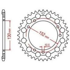 OCEĽOVÁ ROZETA PRE SEKUNDÁRNE REŤAZY TYPU 530, JT - ANGLICKO (46 ZUBOV)