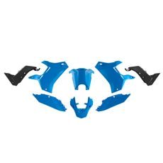 SADA PLASTOV BEZ PREDNÉHO BLATNÍKA YAMAHA TENERE, RTECH (MODRÁ, ČIERNA) RALLY EDÍCIA GAULOISES