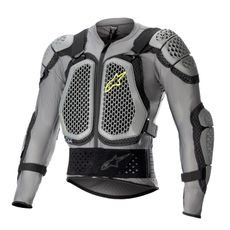 CHRÁNIČ TELA BIONIC ACTION 2, ALPINESTARS (ŠEDÁ/ČERNÁ/ŽLUTÁ FLUO) 2026