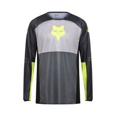 FOX 180 FLOW JERSEY - BLACK/YELLOW