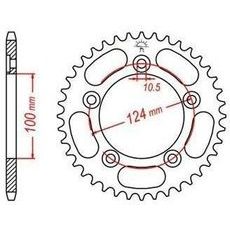 OCEĽOVÁ ROZETA PRE SEKUNDÁRNE REŤAZY TYPU 525, JT - ANGLICKO (36 ZUBOV)