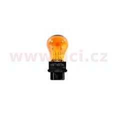 ŽÁROVKA 12V PY 27/ 7W W2,5X16Q (3157NA) ORANŽOVÁ