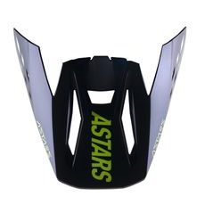 ŠILT PRE PRILBY S-M5 RAYON, ALPINESTARS (ČERNÁ/ŽLUTÁ FLUO/TMAVĚ MODRÁ, VERZIA ECE 22.05)