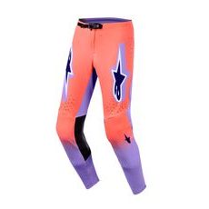 NOHAVICE SUPERTECH SCENZ, ALPINESTARS (ORANŽOVÁ KORÁLOVÁ/FIALOVÁ) 2026