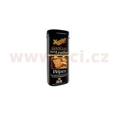 MEGUIARS GOLD CLASS RICH LEATHER CLEANER WIPES - OBRÚSKY K VYČISTENIE A OŠETRENIE KOŽA 25 KS