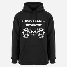 FINNTRAIL HOODY ATV SKULL BLACK