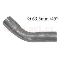 UNIVERZÁLNÍ KOLENO VÝFUKU P8535 PRŮMĚR 63,5/45 FENNO