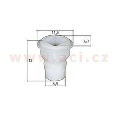 PLASTOVÁ PŘÍCHYTKA S VNITŘNÍM ZÁVITEM (SADA 10 KS)