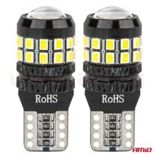 LED 12/24V 27XSMD 2016 BÍLÁ 5500K (PATICE W2,1×9,5D/T10) CAN-BUS SADA 2 KS