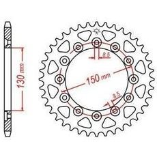 OCEĽOVÁ ROZETA PRE SEKUNDÁRNE REŤAZY TYPU 520, JT - ANGLICKO (39 ZUBOV)
