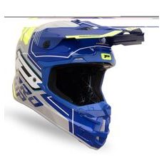 HELMET ADVENTURE 3080 GREY/BLUE/YELLOW FLUO