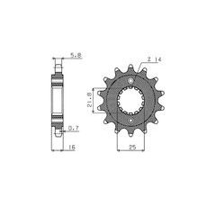 REŤAZOVÉ KOLIESKO PRE SEKUNDÁRNE REŤAZY TYPU 520, BRAKING (15 ZUBOV)