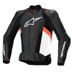 BUNDA MISSILE 3 AIRFLOW, ALPINESTARS (ČERNÁ/BÍLÁ/ČERVENÁ FLUO) 2026